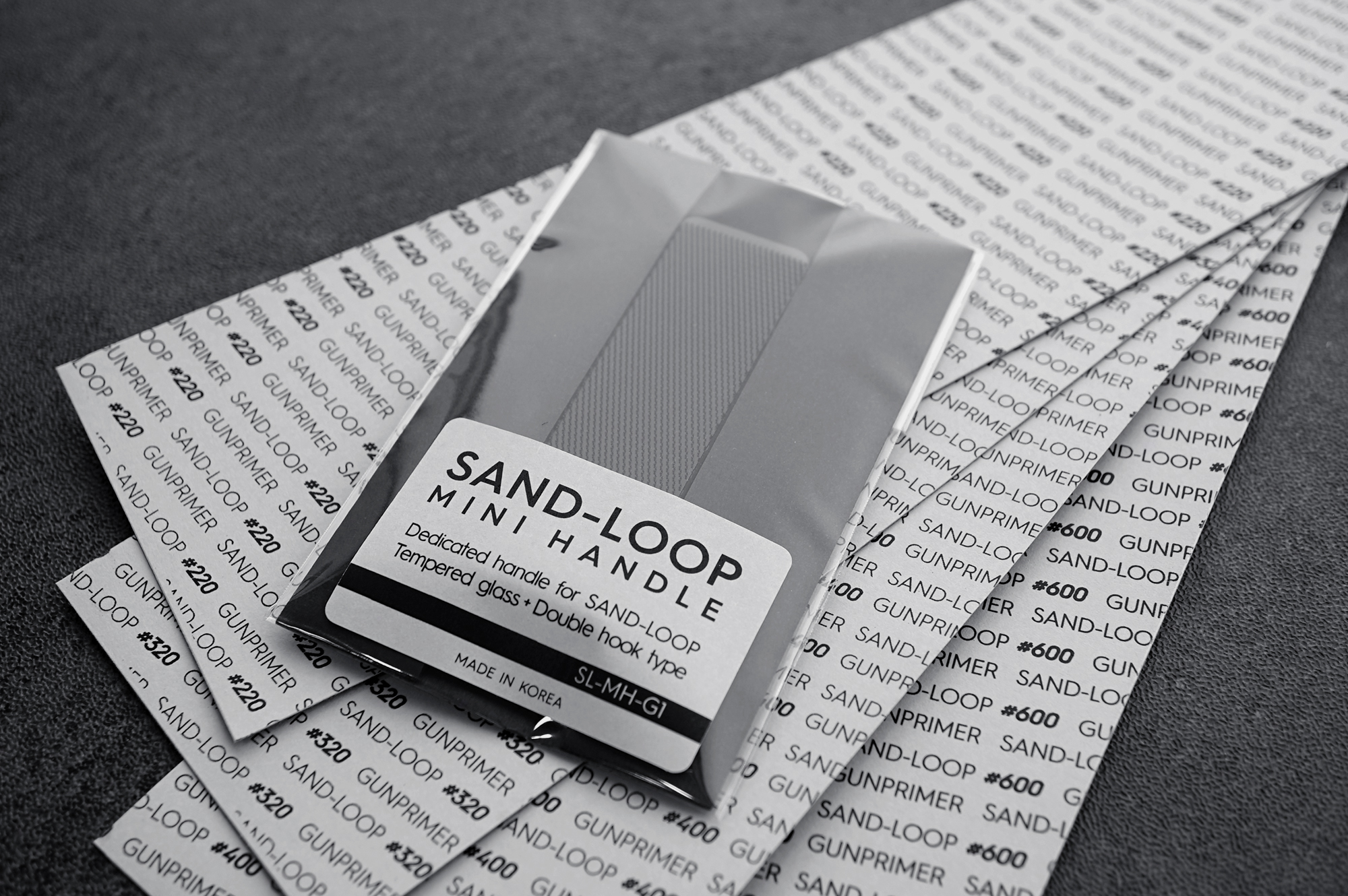 gunprimer sand loop mini handle dual side / tempered glass gunprimer sand loop mini handle dual side / tempered glass