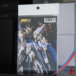g rework mgex strike freedom gundam water decal